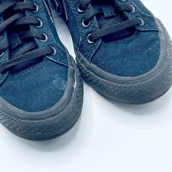 Converse All Star One Star black on black low sneakers - Kids 12 - Picture 7 of 9